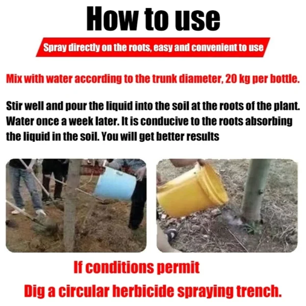 Concentrated Tree and Weed Killer